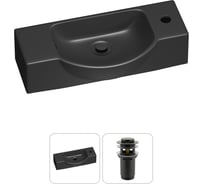 Комплект Wellsee 2 в 1 Lavinia Boho Bathroom Sink накладная/подвесная раковина 53x25 см 20216234R