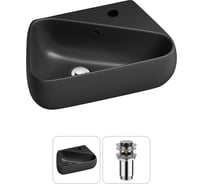 Комплект Wellsee 2 в 1 Lavinia Boho Bathroom Sink накладная/подвесная раковина 44x27 см 20216625R