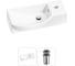 Комплект Wellsee 2 в 1 Lavinia Boho Bathroom Sink накладная/подвесная раковина 45x24 см 20216105R 1
