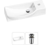 Комплект Wellsee 2 в 1 Lavinia Boho Bathroom Sink накладная/подвесная раковина 50x24 см 20216161R