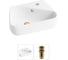 Комплект Wellsee 2 в 1 Lavinia Boho Bathroom Sink накладная/подвесная раковина 44x27 см 20216611R 1