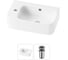 Комплект Wellsee 2 в 1 Lavinia Boho Bathroom Sink накладная/подвесная раковина 45x27 см 20216469R 1
