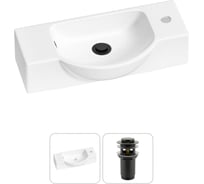 Комплект Wellsee 2 в 1 Lavinia Boho Bathroom Sink накладная/подвесная раковина 53x25 см 20216218R