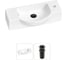Комплект Wellsee 2 в 1 Lavinia Boho Bathroom Sink накладная/подвесная раковина 53x25 см 20216218R 1