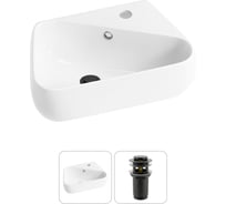 Комплект Wellsee 2 в 1 Lavinia Boho Bathroom Sink накладная/подвесная раковина 44x27 см 20216610R
