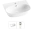 Комплект Wellsee 2 в 1 Lavinia Boho Bathroom Sink накладная/подвесная раковина 55x43 см 20216696R 1