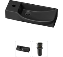 Комплект Wellsee 2 в 1 Lavinia Boho Bathroom Sink накладная/подвесная раковина 50x24 см 20216150R