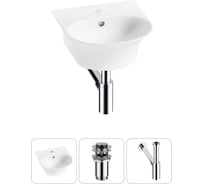 Комплект Wellsee 3 в 1 Lavinia Boho Bathroom Sink накладная/подвесная раковина 34x36 см 20216641R
