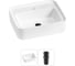 Комплект Wellsee 2 в 1 Lavinia Boho Bathroom Sink накладная/подвесная раковина 50x40 см 20215317R 1