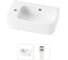 Комплект Wellsee 2 в 1 Lavinia Boho Bathroom Sink накладная/подвесная раковина 45x27 см 20216472R 1
