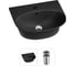 Комплект Wellsee 2 в 1 Lavinia Boho Bathroom Sink накладная/подвесная раковина 46x41 см 20216681R 1