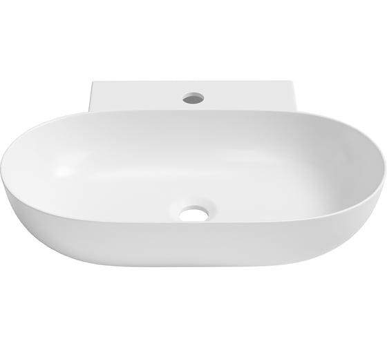 Комплект Wellsee 2 в 1 Lavinia Boho Bathroom Sink накладная/подвесная раковина 58x40 см 20215129R