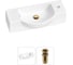 Комплект Wellsee 2 в 1 Lavinia Boho Bathroom Sink накладная/подвесная раковина 53x25 см 20216219R 1