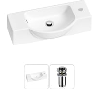 Комплект Wellsee 2 в 1 Lavinia Boho Bathroom Sink накладная/подвесная раковина 53x25 см 20216217R