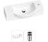 Комплект Wellsee 2 в 1 Lavinia Boho Bathroom Sink накладная/подвесная раковина 53x25 см 20216217R 1