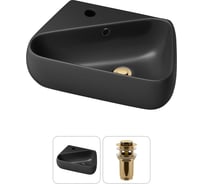 Комплект Wellsee 2 в 1 Lavinia Boho Bathroom Sink накладная/подвесная раковина 44x27 см 20216599R
