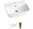 Комплект Wellsee 2 в 1 Lavinia Boho Bathroom Sink накладная/подвесная раковина 45x40 см 20216751R 1