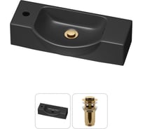 Комплект Wellsee 2 в 1 Lavinia Boho Bathroom Sink накладная/подвесная раковина 53x25 см 20216207R