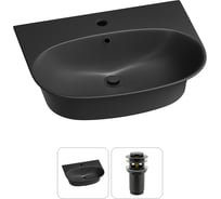 Комплект Wellsee 2 в 1 Lavinia Boho Bathroom Sink накладная/подвесная раковина 55x43 см 20216710R
