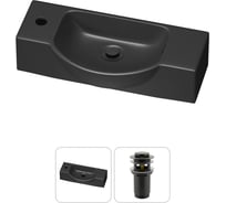 Комплект Wellsee 2 в 1 Lavinia Boho Bathroom Sink накладная/подвесная раковина 53x25 см 20216206R