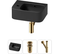 Комплект Wellsee 3 в 1 Lavinia Boho Bathroom Sink накладная/подвесная раковина 37x25 см 20216546R