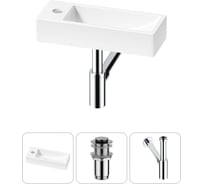 Комплект Wellsee 3 в 1 Lavinia Boho Bathroom Sink накладная/подвесная раковина 38x14 см 20215913R