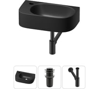 Комплект Wellsee 3 в 1 Lavinia Boho Bathroom Sink накладная/подвесная раковина 40x22 см 20216349R