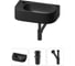 Комплект Wellsee 3 в 1 Lavinia Boho Bathroom Sink накладная/подвесная раковина 40x22 см 20216349R 1