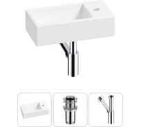 Комплект Wellsee 3 в 1 Lavinia Boho Bathroom Sink накладная/подвесная раковина 40x20 см 20215969R