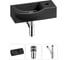 Комплект Wellsee 3 в 1 Lavinia Boho Bathroom Sink накладная/подвесная раковина 40x23 см 20216068R 1