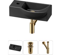 Комплект Wellsee 3 в 1 Lavinia Boho Bathroom Sink накладная/подвесная раковина 40x23 см 20216042R