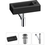 Комплект Wellsee 3 в 1 Lavinia Boho Bathroom Sink накладная/подвесная раковина 37x18 см 20215872R