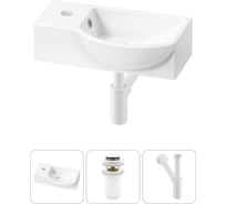 Комплект Wellsee 3 в 1 Lavinia Boho Bathroom Sink накладная/подвесная раковина 40x23 см 20216028R