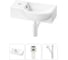 Комплект Wellsee 3 в 1 Lavinia Boho Bathroom Sink накладная/подвесная раковина 40x23 см 20216028R 1