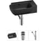 Комплект Wellsee 3 в 1 Lavinia Boho Bathroom Sink накладная/подвесная раковина 40x24 см 20216376R 1