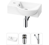 Комплект Wellsee 3 в 1 Lavinia Boho Bathroom Sink накладная/подвесная раковина 40x23 см 20216025R