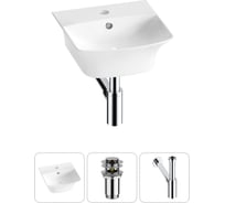 Комплект Wellsee 3 в 1 Lavinia Boho Bathroom Sink накладная/подвесная раковина 35x36 см 20216725R