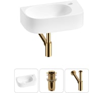 Комплект Wellsee 3 в 1 Lavinia Boho Bathroom Sink накладная/подвесная раковина 40x22 см 20216307R