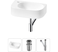 Комплект Wellsee 3 в 1 Lavinia Boho Bathroom Sink накладная/подвесная раковина 40x22 см 20216333R