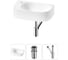Комплект Wellsee 3 в 1 Lavinia Boho Bathroom Sink накладная/подвесная раковина 40x22 см 20216333R 1