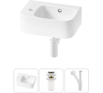 Комплект Wellsee 3 в 1 Lavinia Boho Bathroom Sink накладная/подвесная раковина 37x25 см 20216532R