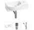 Комплект Wellsee 3 в 1 Lavinia Boho Bathroom Sink накладная/подвесная раковина 40x23 см 20216053R 1