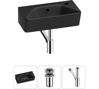 Комплект Wellsee 3 в 1 Lavinia Boho Bathroom Sink накладная/подвесная раковина 40x22 см 20216432R
