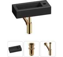 Комплект Wellsee 3 в 1 Lavinia Boho Bathroom Sink накладная/подвесная раковина 37x18 см 20215874R