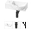 Комплект Wellsee 3 в 1 Lavinia Boho Bathroom Sink накладная/подвесная раковина 40x23 см 20216026R 1