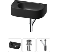 Комплект Wellsee 3 в 1 Lavinia Boho Bathroom Sink накладная/подвесная раковина 40x22 см 20216348R
