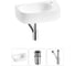 Комплект Wellsee 3 в 1 Lavinia Boho Bathroom Sink накладная/подвесная раковина 40x22 см 20216305R 1