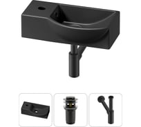 Комплект Wellsee 3 в 1 Lavinia Boho Bathroom Sink накладная/подвесная раковина 40x23 см 20216041R