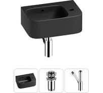 Комплект Wellsee 3 в 1 Lavinia Boho Bathroom Sink накладная/подвесная раковина 37x25 см 20216572R