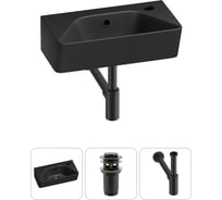 Комплект Wellsee 3 в 1 Lavinia Boho Bathroom Sink накладная/подвесная раковина 40x22 см 20216433R